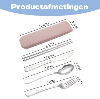 QTTVBTNA RVS bestekset 4-delig
