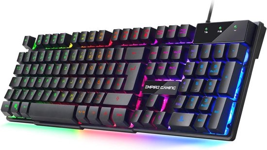 QWERTZ Semi-mechanisch PC-toetsenbord 105 toetsen RGB