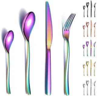 Rainbow bestekset 24-delig