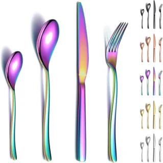 Rainbow bestekset 24-delig