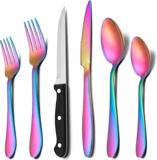 Regenboog Bestekset 36-delig voor 6 Personen