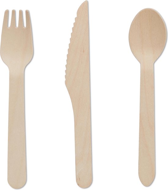 relaxdays houten bestek set 300 stuks review