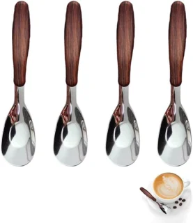 Retro houten theelepels