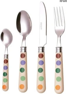 RFWR® Bestekset 24-delig, Polkadot handvatten, voor 6 personen