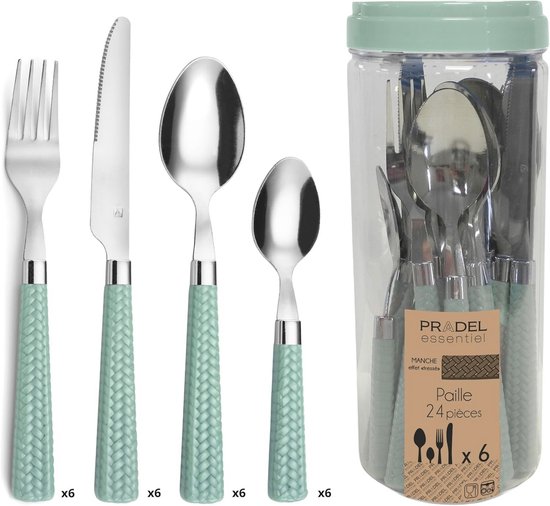 Rietjesset Bestek 24-delig voor 6 Personen