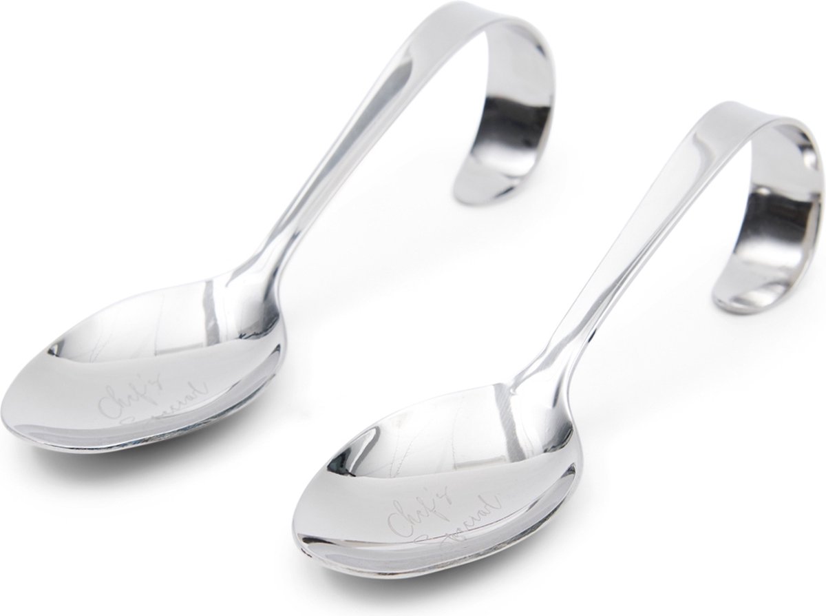 Riviera Maison Chef's Special Amuse Spoons 2 pcs Roestvrij Staal Zilver