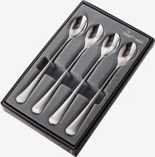 Robert Welch Radford set van 4 rvs lange lepels 21cm