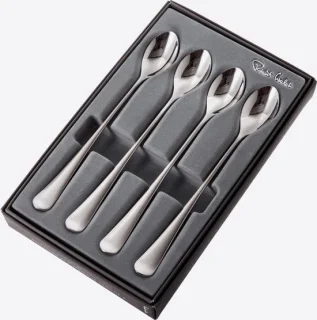 Robert Welch Radford set van 4 rvs lange lepels 21cm