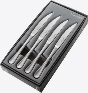 Robert Welch RW2 set van 4 steakmessen 24 cm RVS mat