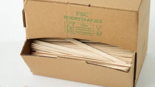Roerstaafjes hout 14 cm 8000 stuks (8x1000)