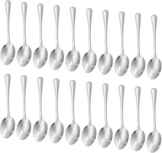 Roestvrijstalen dessertlepels set van 20 - 7,2 inch