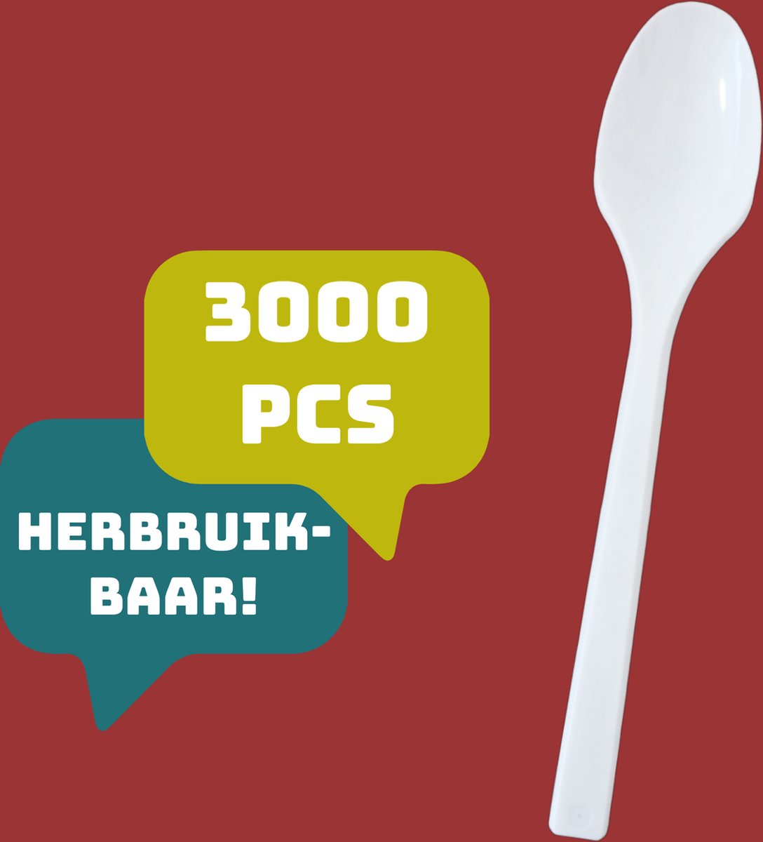 Wat vinden we goed aan de Royal Ware by Farla Premium Herbruikbare Plastiek Lepels 1000 stuks