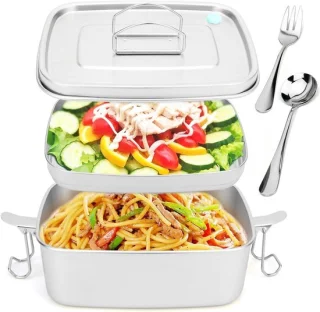 RVS Bento Box 1,5 L - Dubbele Laag