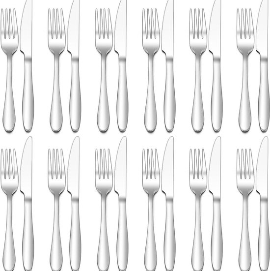 RVS Bestekset 24-delig voor 12 Personen review