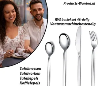 RVS Bestekset 48-Delig