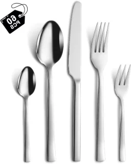 RVS Bestekset 60-delig voor 12 Personen