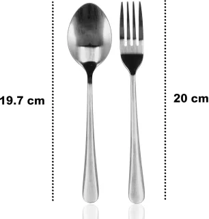 RVS Bestekset 72-delig voor 12 personen