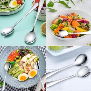 RVS Salad Cutlery - 6-delig bestekset