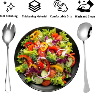 RVS Salad Cutlery - 6-delig bestekset