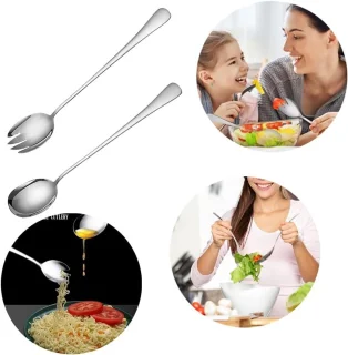 RVS Salad Cutlery - 6-delig bestekset