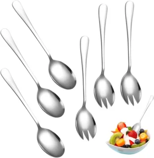RVS Salad Cutlery - 6-delig bestekset
