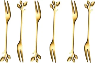 RVS vorkenset van 6 stuks