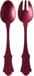 Sabre Honorine 2-delig Saladebestek Aubergine
