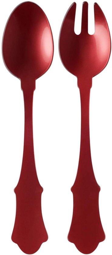 Sabre Honorine Saladebestek 2-delig Red