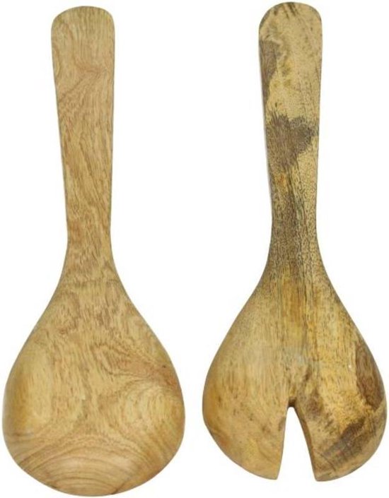 Salad Server houten salade lepels set 3-delig