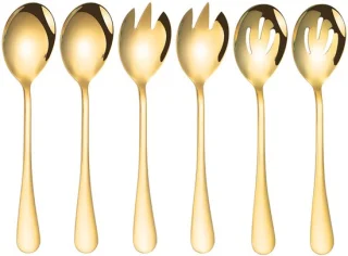 Saladebestekset Goud (RVS)