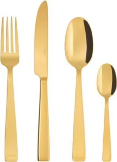 Sambonet Flat PVD Bestekset 24-delig Goud