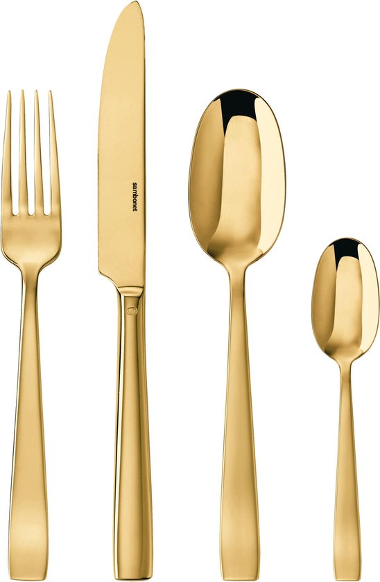 Sambonet Flat PVD Bestekset 24-delig Goud review