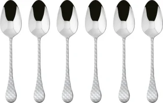 Sambonet Koffielepel Taormina zilver, 6 stuks