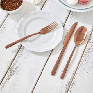 Sambonet Linear Bestekset 30-Delig Koper