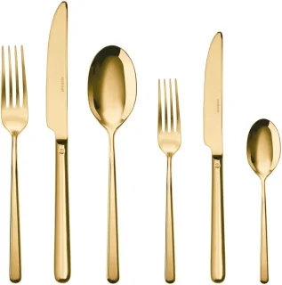 Sambonet Linear Bestekset 36-Delig Goud