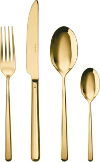 Sambonet Linear Bestekset Goud 24-delig