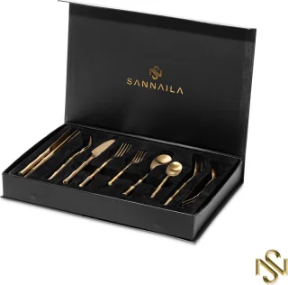 San Naila Bamboo Bestekset 30-delig Goud 6-persoons