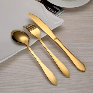 Sander Shop Bestekset 30-delig Titanium verguld 6-persoons