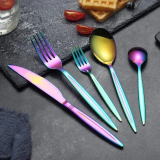 Sander Shop Regenboogbestekset voor 4