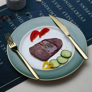 Sander Shop Steakmessenset 12-delig Glanzend Goud