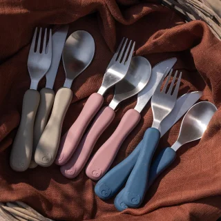 Sebra Fanto Bestekset Silicone Vintage Rose