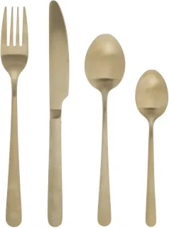 Secret de Gourmet Bestekset Green Harmony 48-delig RVS Goud