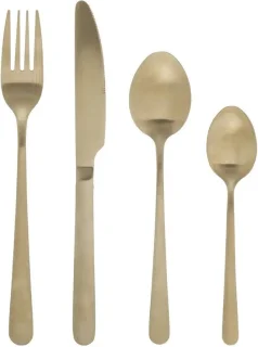 Secret de Gourmet Bestekset Green Harmony 48-delig RVS Goud