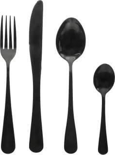 Secret de Gourmet Bestekset Shadow 16-delig RVS Zwart