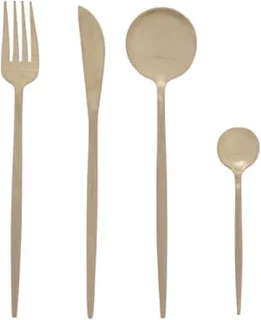 Secret de Gourmet Ida bestekset 24-delig goud roestvrij staal
