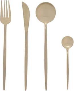 Secret de Gourmet Ida bestekset 24-delig goud roestvrij staal