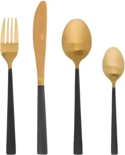 Secret de Gourmet Jungle Electro Bestekset 32-delig zwart/goud