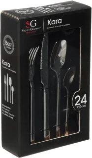 Secret de Gourmet Kara bestekset 48-delig RVS