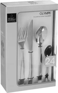 Secret de Gourmet Olympe Bestekset 24-delig Inox