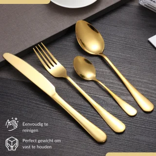 SensaHome Bestekset 20-delig Goud 4 Personen